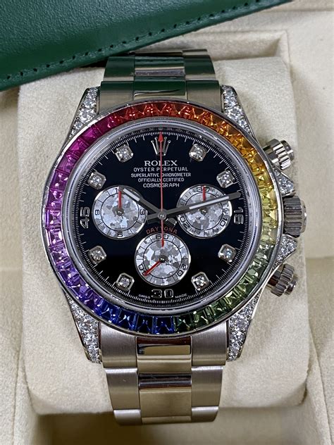 rolex daytona rainbow watch price in india|Rolex daytona rainbow cost.